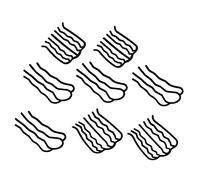 SAFIGLE Lot de 8 Peignes à Cheveux en U pour Chignon Accessoires de Coiffure Élégants Pinces à Cheveux Solide Utilisation Quotidienne Facile à Coiffer