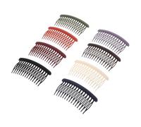 SAFIGLE Lot de 8 Peignes Latéraux pour Femmes Épingle à Cheveux Élastique Accessoires Coiffure et Confortables Peignes pour Cheveux Fins Vie Événements