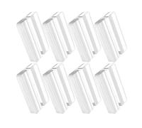 SAFIGLE Lot de 8 Porte-Cartes de Visite en Acrylique Transparent Supports Polyvalents pour Bureau et Événements Porte-Affiches Mariage Résistants et Stables Porte-Photo Élégant pour