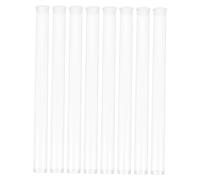 SAFIGLE Lot de 8 Tubes Porte-Parfum Transparents en PVC Couvercle Amovible, Légers et Pratiques Rangement et L'organisation des Bâtons de Parfum