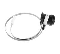 SAFIGLE Loupe Frontale à Fixation Tête avec Anneau Acier Inoxydable, Grossissement 5× Haute Définition, Cache-œil Confortable, Outil de Loupe D’horloger pour Réparation Montres