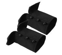 SAFIGLE Manchettes Coton Détachables Faux Brassards pour Chemise Accessoire Élégant et Confortable pour Tenues Professionnelles et Décontractées Protection Poignet et Style