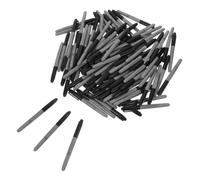 SAFIGLE Marqueur Permanent à Pointe Fine Rechargeable 100 Pièces | Bois et Verre, Compatible Multi Surfaces, Plastique, Lot, Noir
