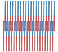 SAFIGLE Marqueurs Bicolores pour Menuiserie 40 Crayons Ronds pour Travail du Bois et Chantier de Construction