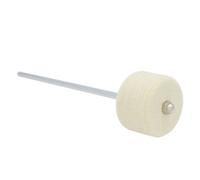 SAFIGLE Marteau de Pédale de Batterie Feutre Blanc Jazz en Acier Inoxydable Réponse Rapide et Ton pour Tambour Accessoire pour Étudiants et Professionnels