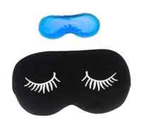 SAFIGLE Masque De Sommeil Soie Réutilisable Avec Gel Froid Cache-yeux Et Élégant Pour Sommeil Et Relaxant