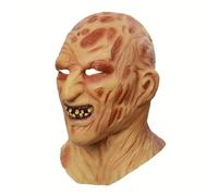 SAFIGLE Masque Visage Zombie Complet Latex pour Costume Adulte Halloween Accessoire de Déguisement Effrayant pour Fête Cosplay et Mascarade