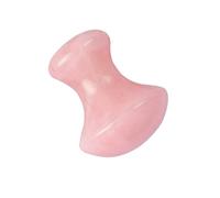 SAFIGLE Massage Pierre de Jade Naturel Forme Champignon Outil de Massage Gua Sha pour Soulagement des Points de Déclenchement et Amélioration Circulation Masseur pour Cou Dos Épaules et