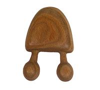 SAFIGLE Masseur Facial en Bois de Vert d'Encre Outil de Massage Acupuncture Petit Masseur Pratique Massage Relaxant pour Visage et Yeux Accessoire de Soins Peau