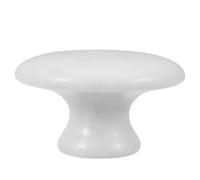 SAFIGLE Masseur Visage Jade Blanc de Champignon Outil de Massage Gua Sha Anti-âge Soin Quotidien Peau Ferme et Relaxante pour Routine Beauté