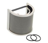 SAFIGLE Microphone Pop Filter Maille Métallique U-forme pour Enregistrement Protection Anti-pop et Du Bruit Compatible Micro Filtre Bouclier pour Clarté Audio Améliorée