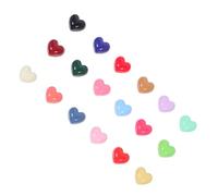 SAFIGLE Mini Breloques Cœur Résine à Dos Plat 13mm, 100 Pcs, Décorations Diy, Artisanat Bijoux, Créateurs, Rouge Brillant, Loisirs Créatifs Saint-valentin, Scrapbooking, Fabrication