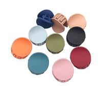 SAFIGLE Mini Pince à Cheveux Ronde Pour Fille, Lot De 10 Pcs, Petit Format Léger, Accessoires Cheveux Colorés Macarons, Usage Quotidien Et Fêtes
