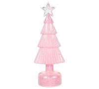 SAFIGLE Mini Sapin de Noël Lumineux à Piles Décoration de Table Candy Colorée avec LED Écoénergétiques Veilleuse Festive pour Bureau Étagère et Ambiance de Fête