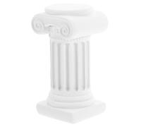 SAFIGLE Miniature Colonne Romaine Blanche Résine Support Décoratif Polyvalent pour Bougie Accessoire Photo et Ornement de Maison Miniature Sculpture Classique pour Intérieur et Jardin