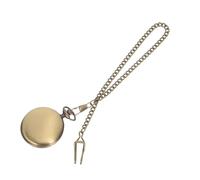 SAFIGLE Montre de Poche rétro Victorienne avec chaîne de Pantalon - Montre mécanique à Chiffres Romains avec Couvercle Rabattable pour garçons d'honneur, Remise de diplôme, fête des pères,