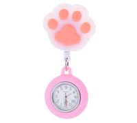 SAFIGLE Montre Infirmière Forme de Patte de Chat avec Clip Rétractable Pratique pour Étudiants et Santé