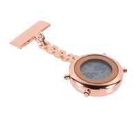 SAFIGLE Montre Infirmière Numérique Métal Alarme, Chronomètre et Épingle de Sécurité, Portable pour Femmes et Professionnels de Santé en Environnement Hospitalier