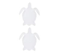 SAFIGLE Moule en Silicone pour Résine Époxy 2 Pièces - Modèle Tortue pour sous-Verres DIY, Flexible et Solide, Fourniture de Bricolage Animaux, Adapté Création Décoration Maison