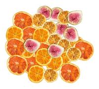 SAFIGLE Oranges Confites Séchées pour Décorations de Table de Fête, Guirlande et Fournitures de Bricolage, Matériau Fruit Séché Sûr et Non Déformé, pour Salon et Bureau