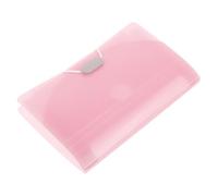 SAFIGLE Organisateur Documents Accordéon Compartiments Rose Trieur Extensible Multi-Couches Pochette Rangement Tickets Caisse et Factures Dossier Portable Pratique pour Bureau et Maison