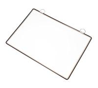 SAFIGLE Organisateur Mural Suspendu Transparent Noir Pochette Plastique Épaisse pour Rangement de Fichiers Documents Magazines Capacité Spacieuse et Bureau et Maison