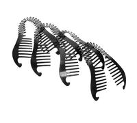 SAFIGLE Outil de Coiffure Cheveux 4Pcs Peigne Banane Flexible Pinces à Cheveux Accessoire Coiffure Pratique