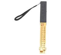 SAFIGLE Outil de Contrôle Planéité en Cuivre Plaqué, Jauge D’épaisseur Métrique 1-15 Mm, Dispositif D’inspection Technique pour Bâtiment, Jauge D’écart de Haute Précision pour Inspection