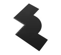 SAFIGLE Outil De Mise Forme Barbe Avec Règle Intégrée Pour Contour Précis Carte Coiffure Multifonction Pour Lignes Cheveux Et Barbe Usage Maison Et Professionnel Gain Style Élégant