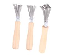 SAFIGLE Outil De Nettoyage De Peigne Et Brosse à Cheveux 3 Pièces Petit Format Pratique Pour Usage Domestique Et Voyage Nettoyage Des Poils Incrustés