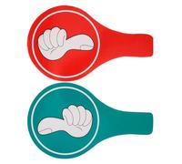 SAFIGLE Pagaie de Vote Scolaire en Carton Rigide Facile à Nettoyer Bords Lisses pour Jury D'évaluation en t Fournitures Scolaires Polyvalentes