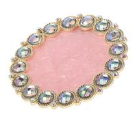 SAFIGLE Palette De Gel Pour Ongles Résine Avec Bord Doré Palette De Peinture Pour Nail Art Outil De Mélange De Plateau De Vernis à Ongles