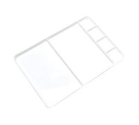 SAFIGLE Palette Plastique Peinture Compartiments Plateau Mélangeur Lisse pour Artistes Débutants et DIY Palette Pigment Aquarelle Polyvalente et Fiable