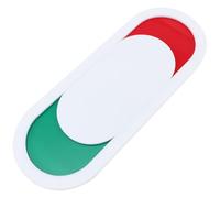 SAFIGLE Panneau de Porte Toilettes Blanc en Pmma, Panneau Signalétique Sûr et Pratique, Résistant la Décoloration, pour Centres Commerciaux et Bureaux