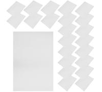 SAFIGLE Papier en Fibre Céramique Haute Température 20 Feuilles A4 pour Joint d'Isolation Ignifuge Papier Isolant pour Four à Micro-Ondes et Poêle à Granulés Bricolage et Protection