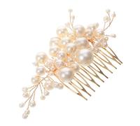 SAFIGLE Peigne à Cheveux Décoratif Perles De Plastique Pour Mariage Accessoires De Mariée Fait Main Peigne à Cheveux Pour Femmes