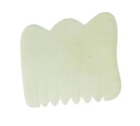 SAFIGLE Peigne De Massage En Jade Taille Moyenne Peigne Cuir Chevelu Masseur Facial Soins Peau Corps Visage Usage Familial