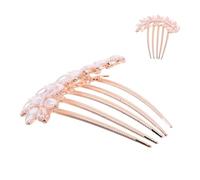 SAFIGLE Peigne Décoratif Perles Pour Femmes Accessoire De Mariage Élégant Pour Mariées Peigne à Imitation Perle Pour Cheveux Bijou De Coiffure Pour Occasions Spéciales