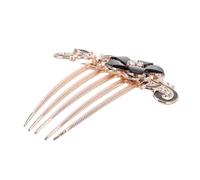 SAFIGLE Peignes à Cheveux avec Strass Pinces Latérales Barrettes Forme de Fleur pour Accessoires de Coiffure Femme et Fille Mariage et Fête