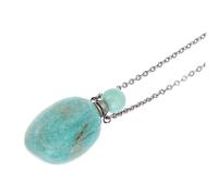 SAFIGLE Pendentif Flacon de Parfum en Collier d'Huile Essentielle Diffuseur d'Aromathérapie Élégant Pratique pour Femmes Accessoire de Mode Design Original