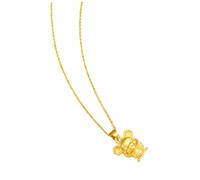 SAFIGLE Pendentif Plaqué Or Simple Durable pour Femme Sans Chaîne Accessoire Original Personnalisé à Porter