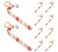 SAFIGLE Pendentifs de Noël en Alliage Doré Lot de 10 Mini Breloques DIY pour Bijoux Accessoires Légers et Résistants pour Colliers et Bracelets Décoratifs de Fêtes de Noël