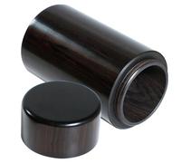 SAFIGLE Petite Urne Funéraire en Bois Massif de Palissandre 3,8 X 7,6 Cm Urne Commémorative Décorative Etanche Couvercle Fileté Portable pour Cendres pour Maison et Voyage