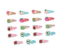 SAFIGLE Pince à Cheveux Pour Garçon Et Filles Fruits Colorés 19 Pièces Transparentes De Fruits Épingles à Cheveux Sables Mouvants Accessoire Filles Usage Quotidien