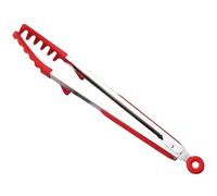 SAFIGLE Pince Alimentaire en Silicone Multifonction 30 Cm Rouge, Pince à Spaghetti Cuisine Réutilisable, Accessoire Ménager pour Pâtes, Salade, Barbecue et Buffet