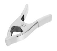 SAFIGLE Pince Ressort Métallique Nickelée Pince Serrage Robuste pour Bâche Fond Photo et Usage Polyvalent Design Ergonomique et Compact Force de Serrage Maximale pour Bricolage et Studio