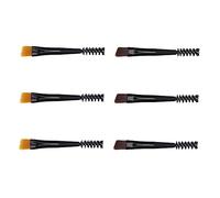 SAFIGLE Pinceau à Sourcils Double Tête 6 Pièces Brosse à Cils Portable Outil De Maquillage Toilettage Des Sourcils Et Cils Maquillage Quotidien Voyage Accessoires De Beauté