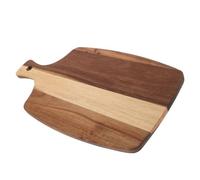 SAFIGLE Planche à Découper en Bois 45X25X15 CM Double Face pour Pizza et Steak Plateau de Service Polyvalent en Bois Naturel Surface Non Poreuse Facile à Nettoyer la Cuisine et