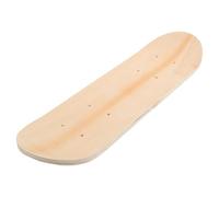 SAFIGLE Planche de skateboard : 7 plis en bois d'érable vierge pour garçons et filles débutants - Planche double face en bois d'érable brut de 43 cm pour la peinture et la créativité
