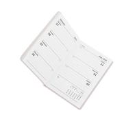 SAFIGLE Planificateur Quotidien Carnet de Notes Résistant pour Bureau et Études Agenda Portable PU avec Lisse Organisateur Léger et Compact pour Voyage et Usage Quotidien